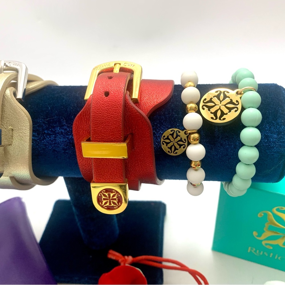 Rustic Cuff Bracelet Bundle Set With Cases Jewler… - image 4